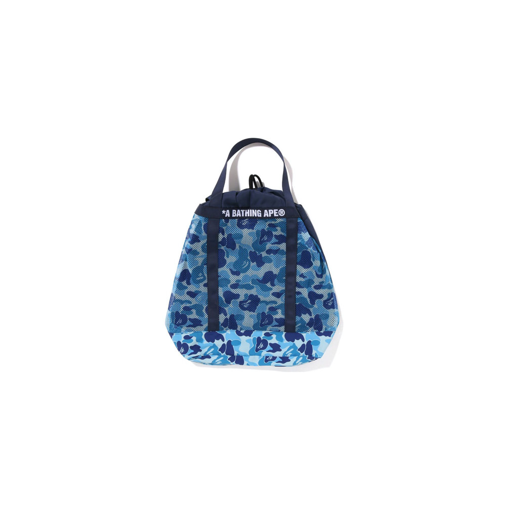 BAPE ABC Camo Mesh Tote Bag BlueBAPE ABC Camo Mesh Tote Bag Blue OFour