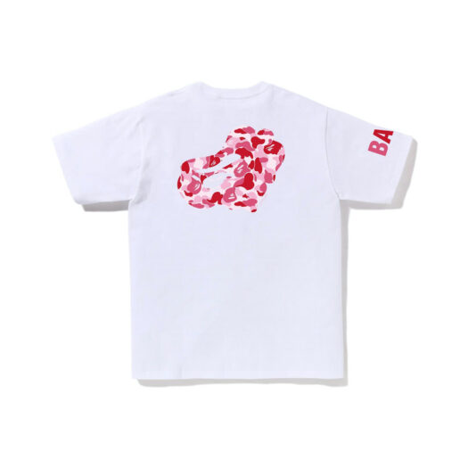 BAPE ABC Camo Tee White/Pink