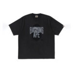 BAPE Blur Graphic Garment Dyed Tee Charcoal