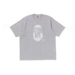 BAPE Blur Graphic Garment Dyed Tee Gray