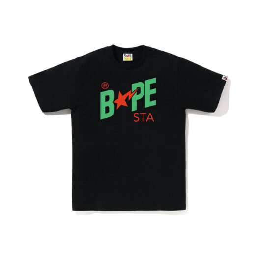 BAPE Colors Bape Sta Logo Tee (SS23) Black