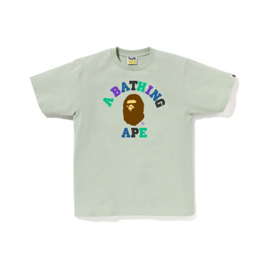 BAPE Colors College Tee (SS23) Green