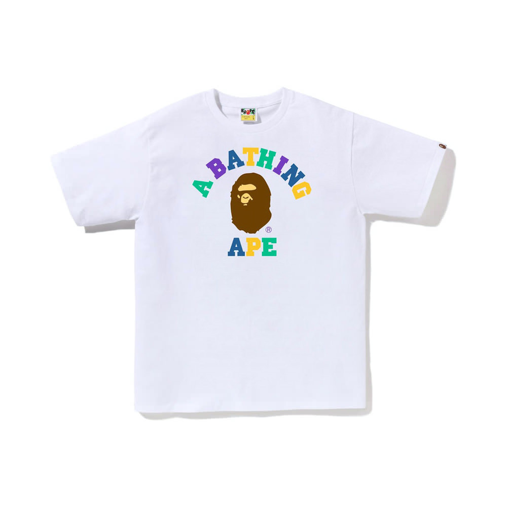 BAPE Colors College Tee (SS23) White