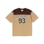 BAPE Football Relaxed Fit Tee Beige