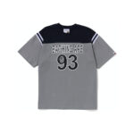 BAPE Football Relaxed Fit Tee Grey