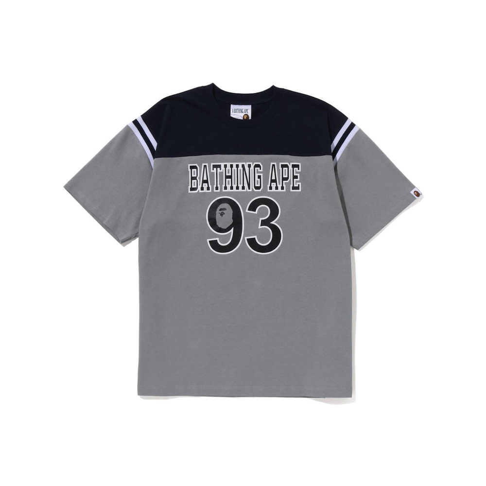 BAPE Football Relaxed Fit Tee GreyBAPE Football Relaxed Fit Tee ...