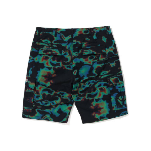 BAPE Thermography Cargo Shorts Black