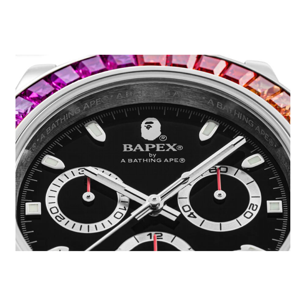 BAPE Type 2 BAPEX Color Camo Watch Red