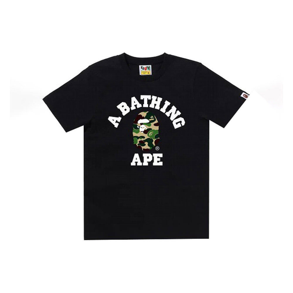 Bape ABC Camo College Square Cushion Green