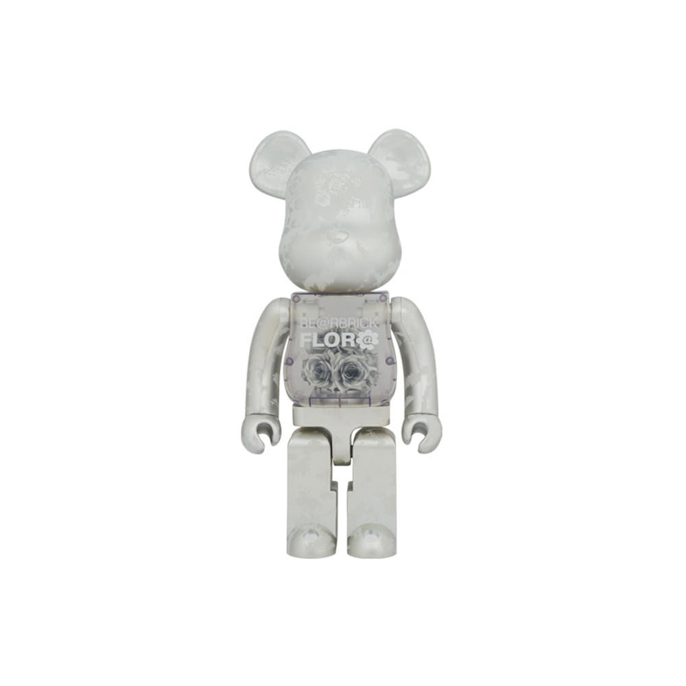 Bearbrick Flora (Flower) 1000% SilverBearbrick Flora (Flower) 1000