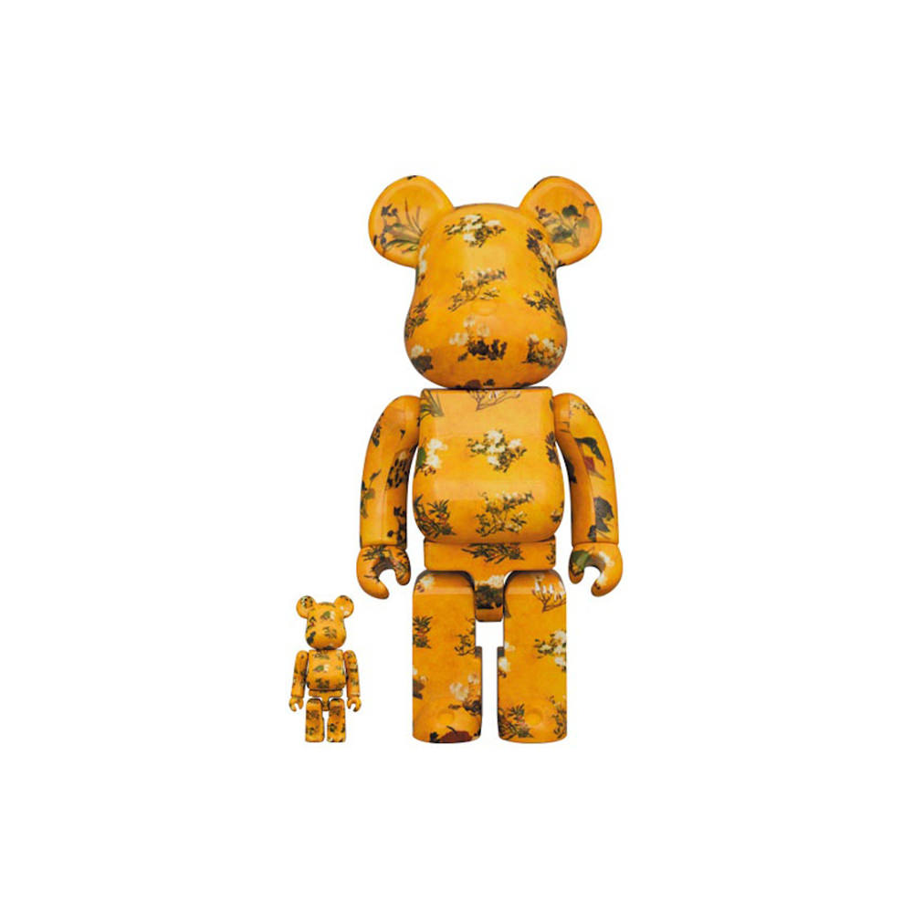 Bearbrick Ito Jakuchu (Hundred Flowers) 100% & 400% SetBearbrick