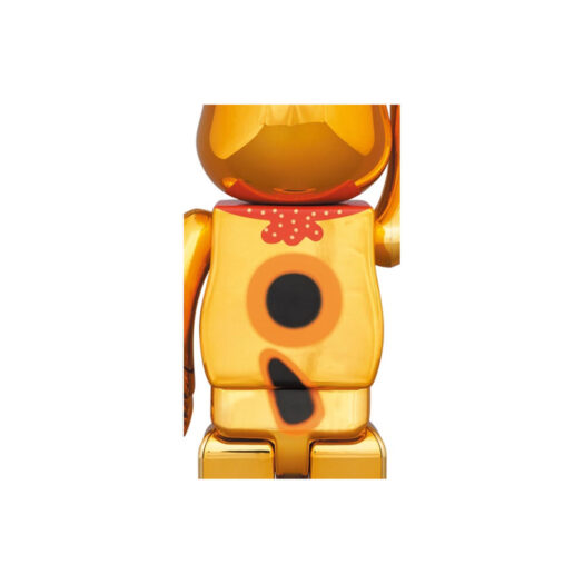 Bearbrick Lucky Cat Good Luck Ten Million Ryo 100% & 400% Set Gold Plated