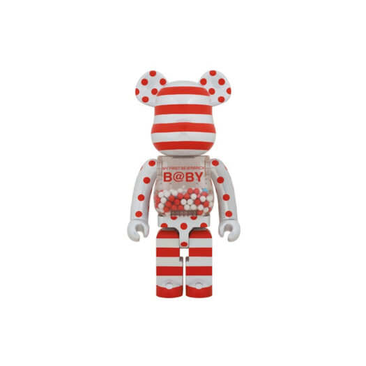 Bearbrick My First Baby 1000% Red & Silver Chrome Ver.