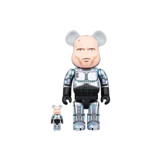 Bearbrick RoboCop 2 Murphy Head Ver. 100% & 400% Set