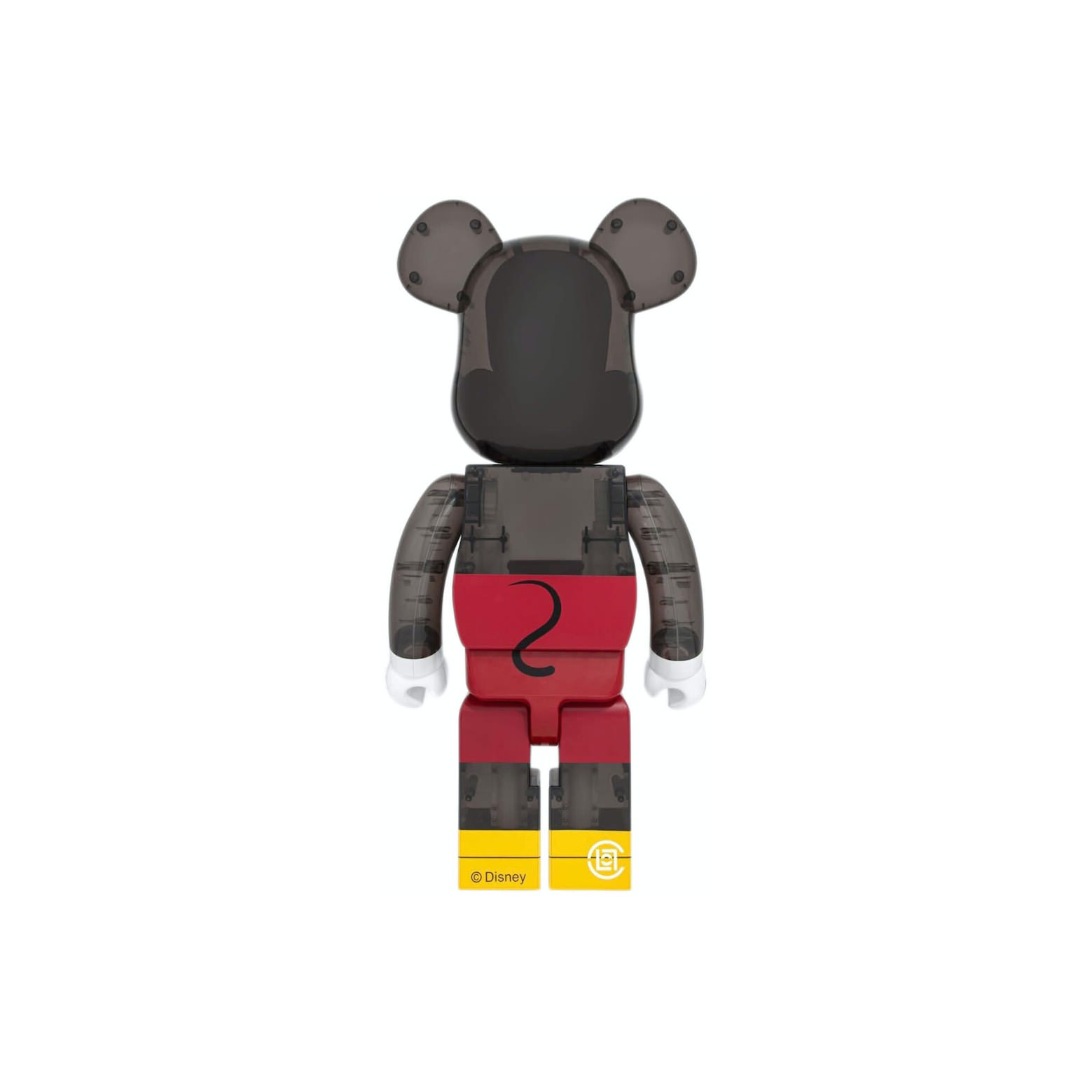 Bearbrick x CLOT x 3125C x Disney 3-Eyed Mickey Mouse 1000% Translucent  Black