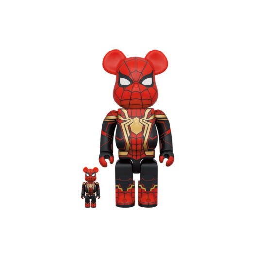 Bearbrick x Marvel Spider-Man (Integrated Suit) 100% & 400% Set