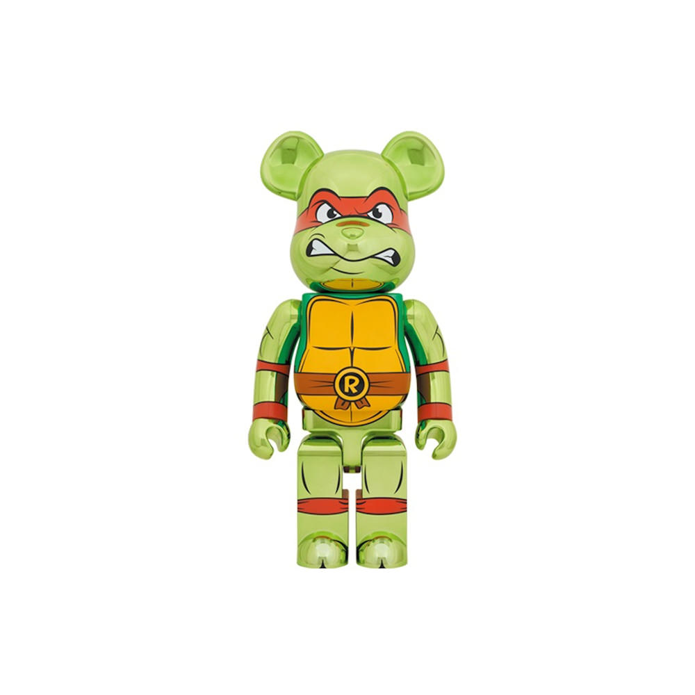 Bearbrick x Teenage Mutant Ninja Turtles Raphael Chrome 1000