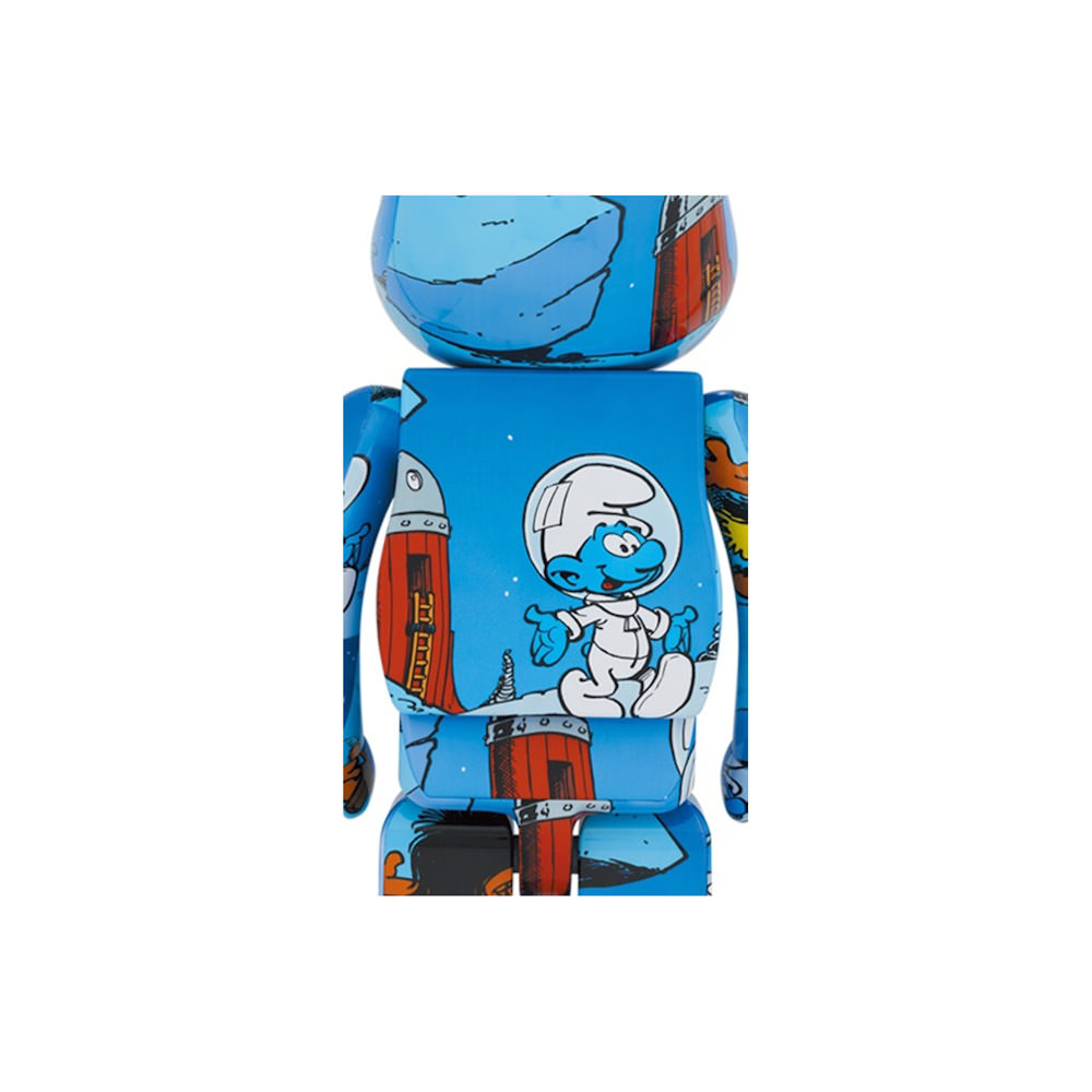 Bearbrick x The Smurfs (The Astrosmurf) 1000% BlueBearbrick x The