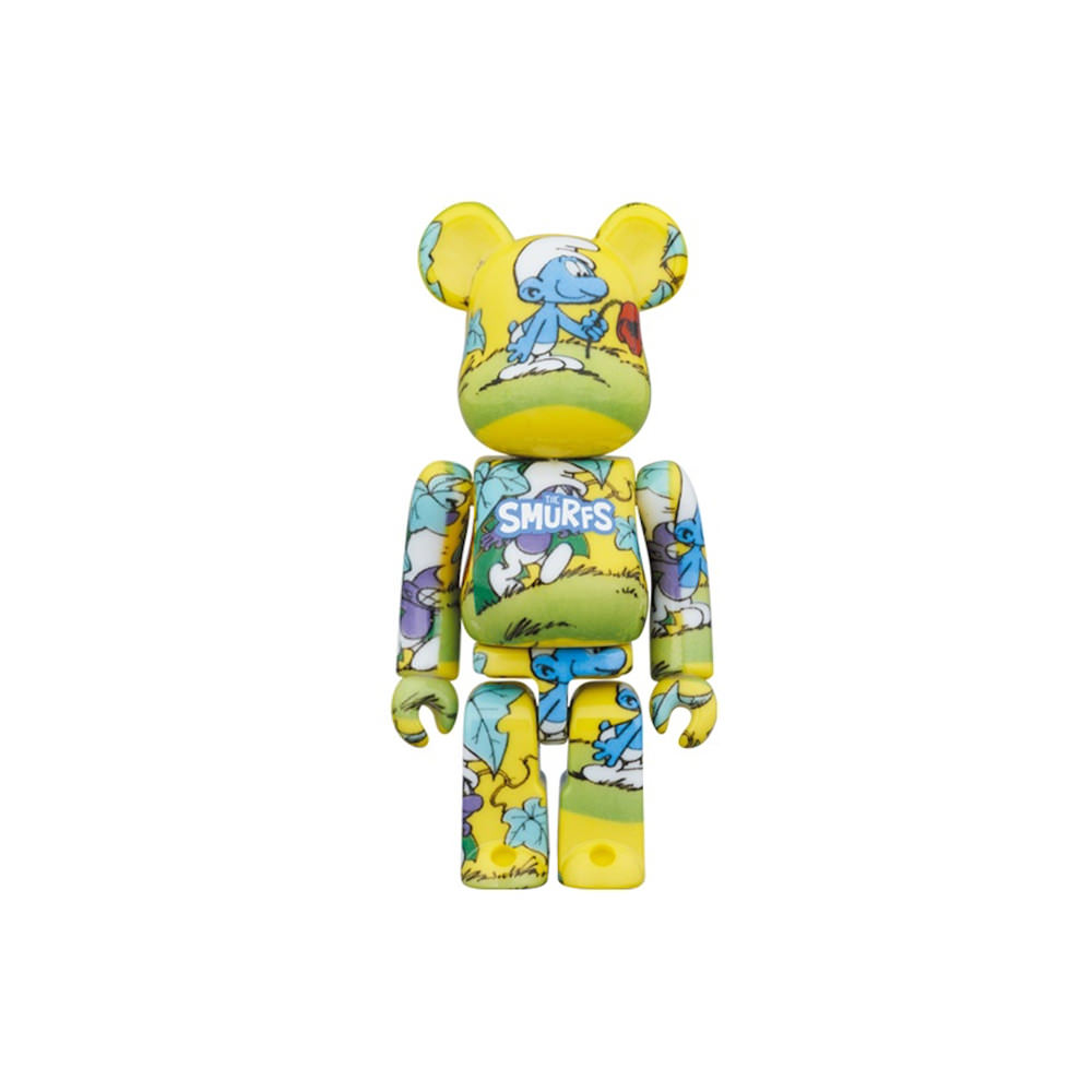 Bearbrick x The Smurfs (The Purple Smurfs) 100% & 400% Set YellowBearbrick  x The Smurfs (The Purple Smurfs) 100% & 400% Set Yellow - OFour