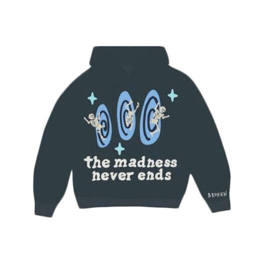 Broken Planet Market The Madness Never Ends Hoodie Navy