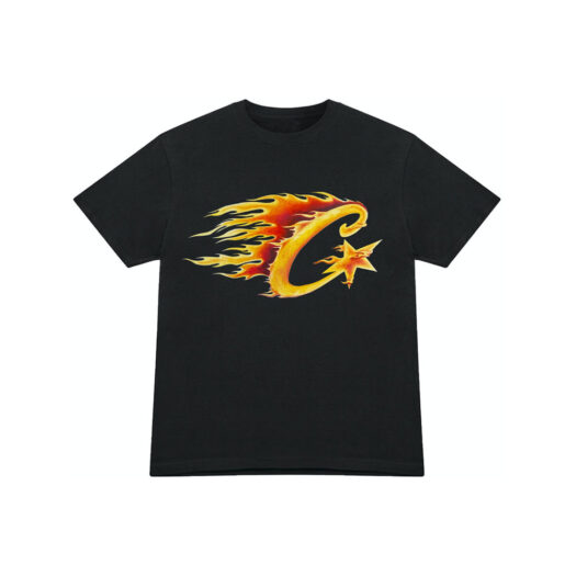 Corteiz Flame C Starz T-shirt Black
