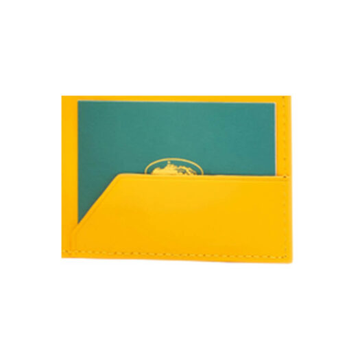 Corteiz Leather Card Holder Yellow