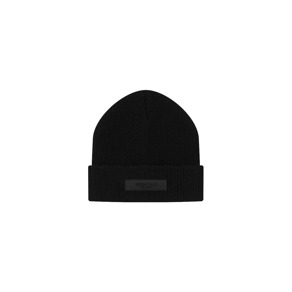 Fear of God Essentials Beanie BlackFear of God Essentials Beanie Black ...