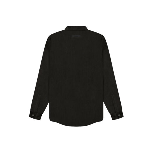Fear of God Essentials Corduroy Shirt Jacket Off Black