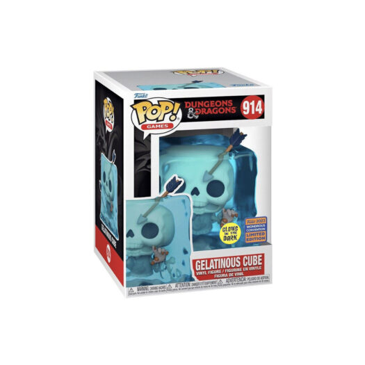Funko Pop! Games Dungeons and Dragons Gelatinous Cube GITD 2023 Wondrous Convention Exclusive Figure #914