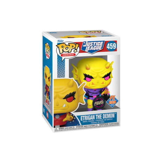 Funko Pop! Heroes Justice League Etrigan the Demon PX Previews Free Comic Book Day Exclusive Black Light Chase Edition Figure #459