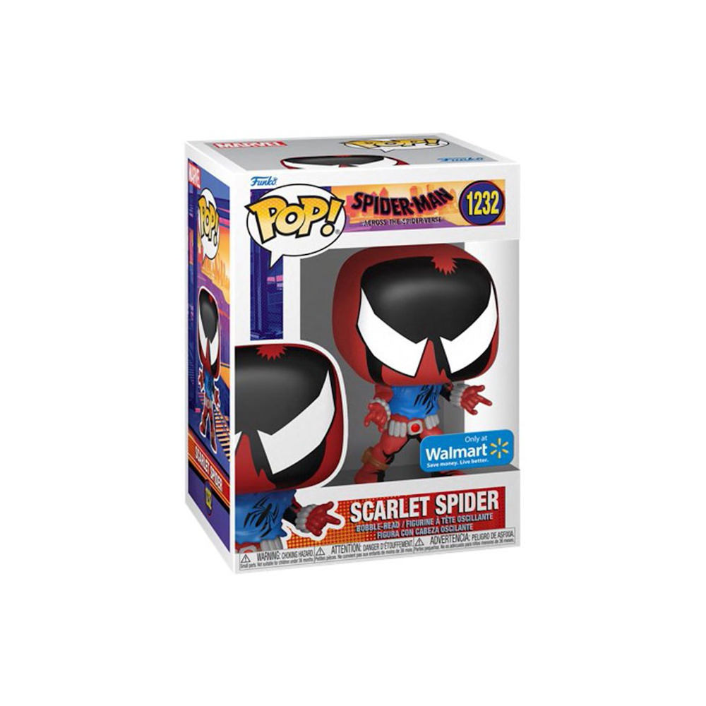 Funko Pop! Marvel Spider-Man Across the Spider-Verse Scarlet Spider Walmart  Exclusive Figure #1232