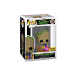 Funko Pop! Marvel Studios I Am Groot: Groot with Cheese Puffs Flocked Hot Topic Exclusive Figure #1196