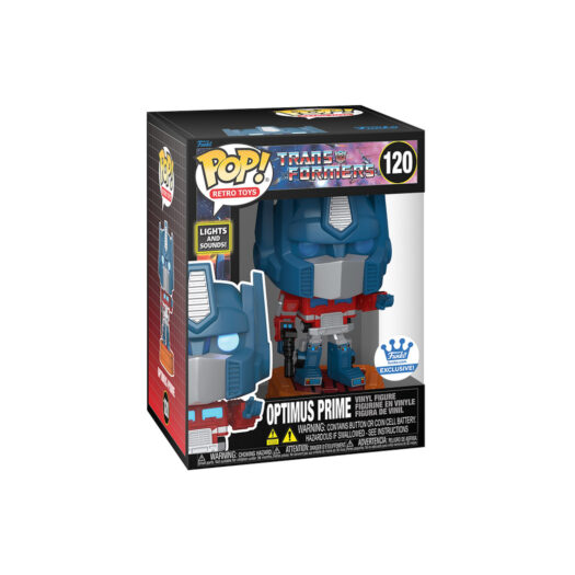 Funko Pop! Retro Toys Transformers Lights and Sounds Optimus Prime Funko Shop Exclusive Figure #120