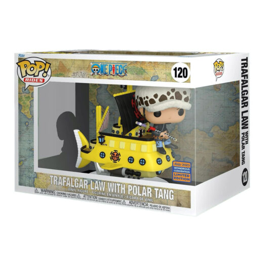 Funko Pop! Rides One Piece Trafalgar Law with Polar Tang 2023 Wondrous Convention Exclusive Figure #120