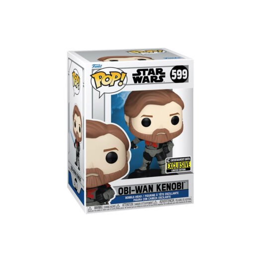 Funko Pop! Star Wars Obi-Wan Kenobi (Mandalorian Armor) Entertainment Earth Exclusive Figure #599