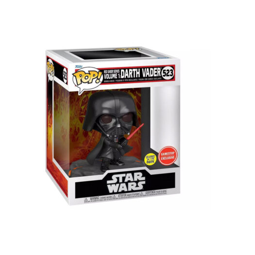 Funko Pop! Star Wars Red Saber Series Voume 1: Darth Vader GITD GameStop Exclusive Figure #523