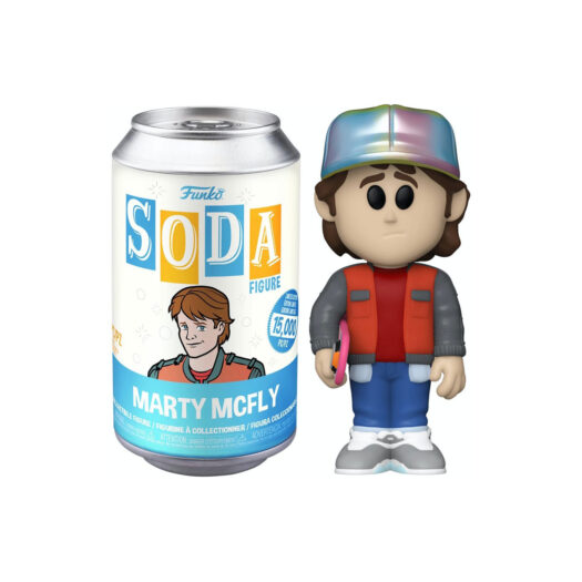 Funko Soda Back to the Future Marty McFly Open Can Chase Figure