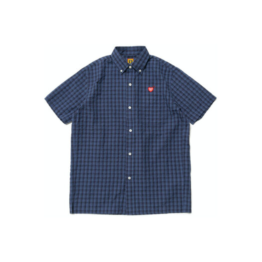 Human Made Checked BD S/S Shirt Navy