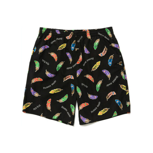 Human Made Feather Shorts Black