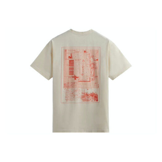 Kith Frank Lloyd Wright Foundation Drawing Tee Sandrift
