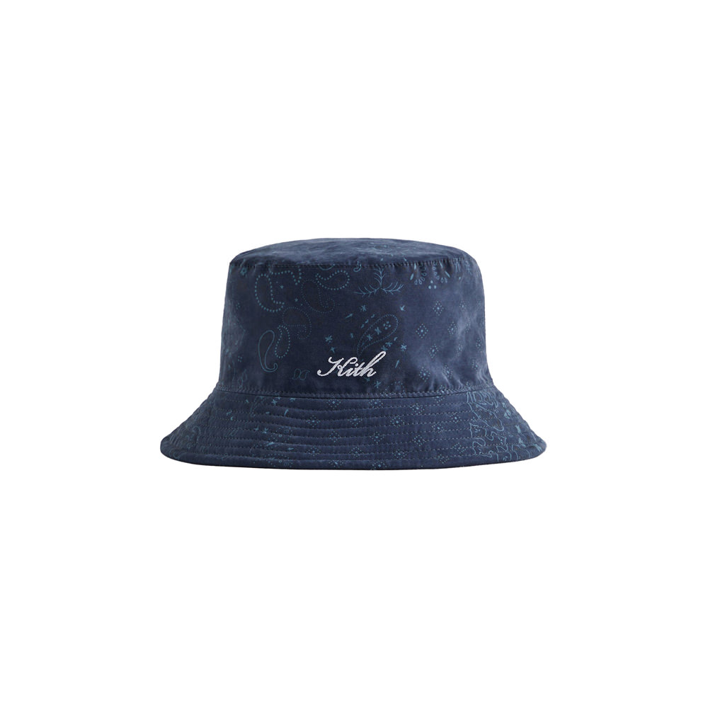 KITH ペイズリーバケットハット キス ペイズリー リバーシブル バケットハット スタジアム