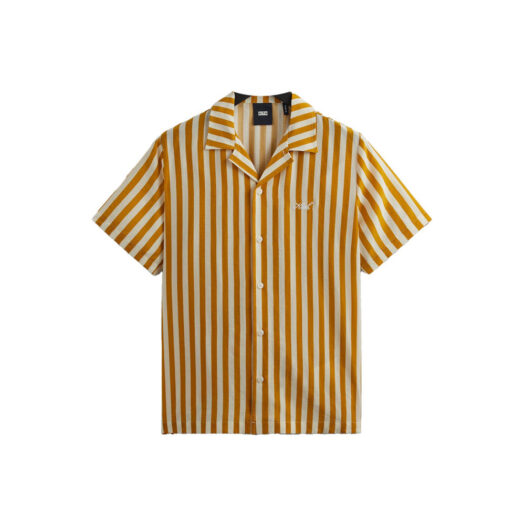 Kith Striped Thompson Camp Collar Shirt Flash