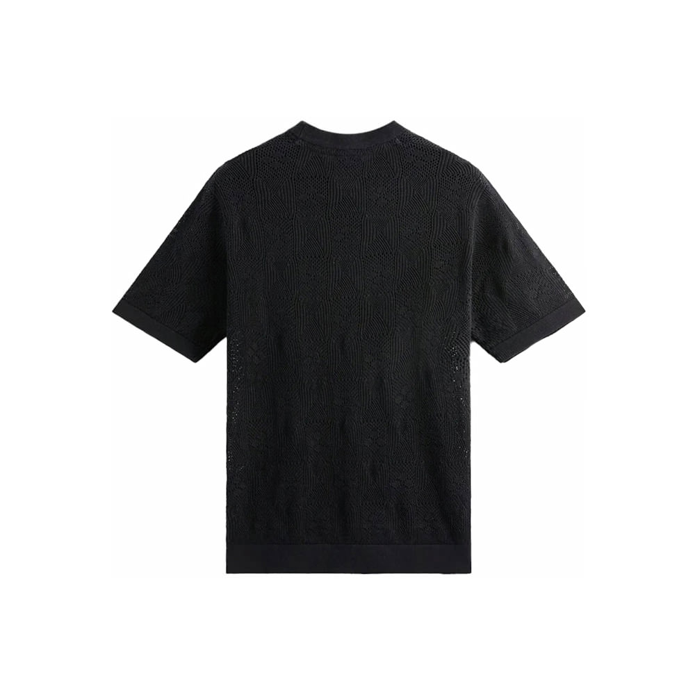 Kith Tilden Crochet Shirt BlackKith Tilden Crochet Shirt Black OFour