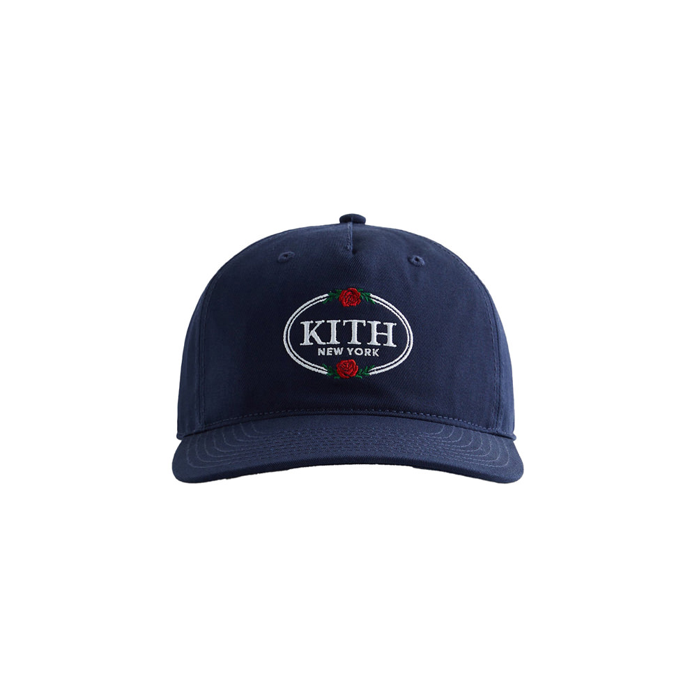 Kith Twill Pinch Crown Snapback Hat Nocturnal