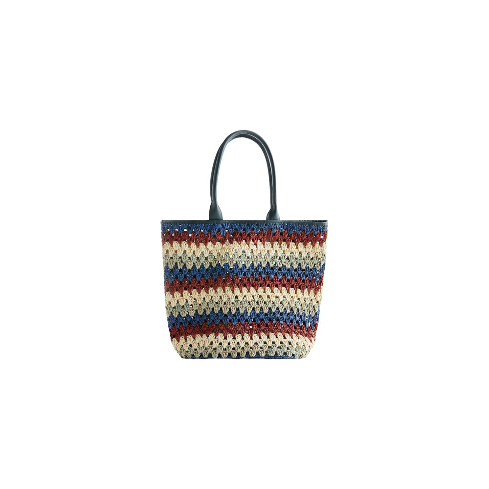 Kith Women's Haven Multi Raffia Crochet Tote Pebble