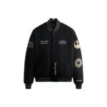 Kith x STAR WARS Anniversary Varsity Jacket Black PH