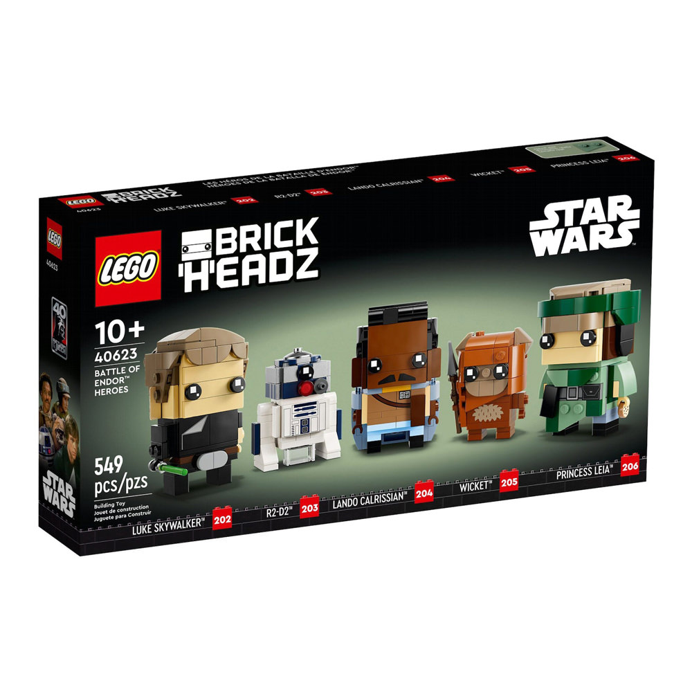 LEGO Brickheadz Star Wars Battle of Endor Heroes Set 40623LEGO Brickheadz Star Wars Battle of