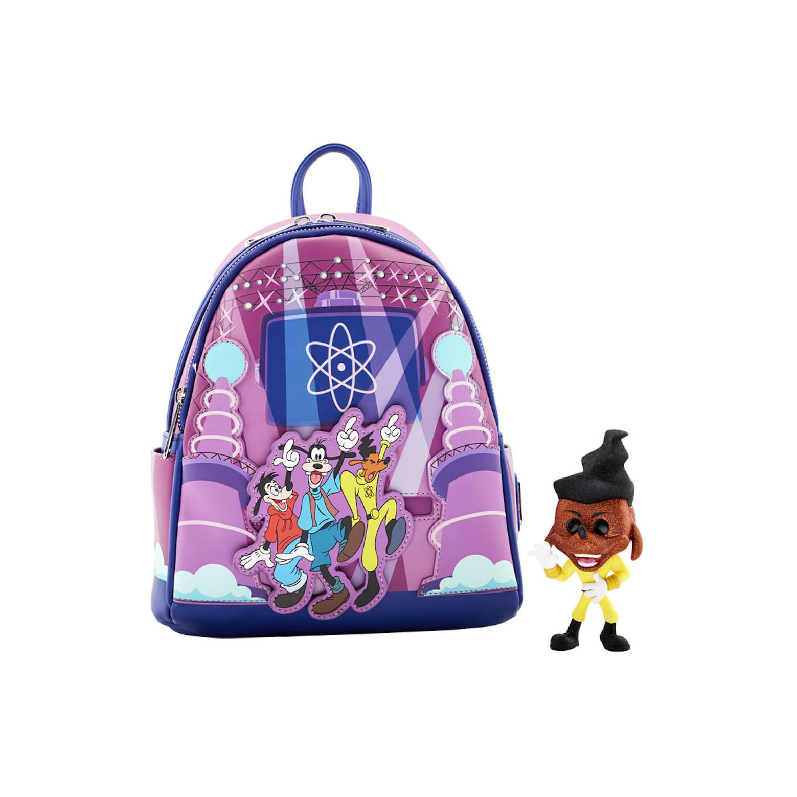 Loungefly Disney Powerline Eye to Eye GITD Mini Backpack and Funko