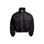 Mugler H&M Nylon Parachute Jacket (Mens) Black