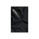 Mugler H&M Spiral-Panel Mini Dress with Rhinestones Black